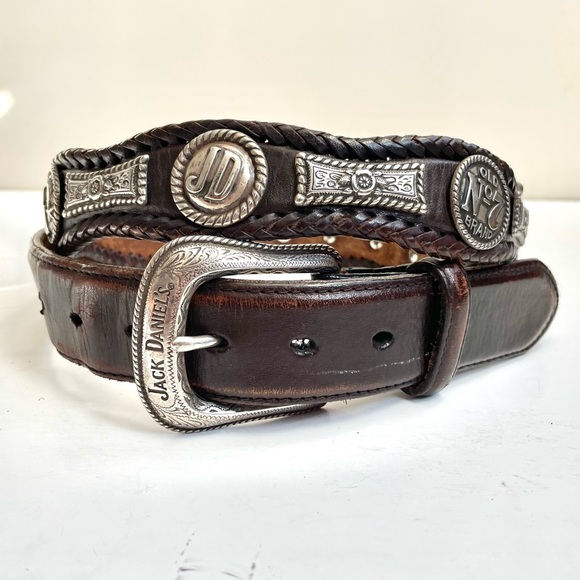 Jack Daniels Accessories Jack Daniels No 2 Leather Western Belt